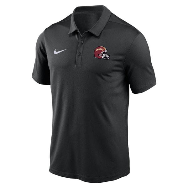 Nike® Cyclones Script Football Helmet Black Polo